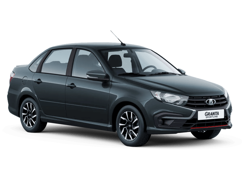 Купить Lada Granta Sportline в Тольятти - СЕРЕБРИСТО-ТЕМНО-СЕРЫЙ "БОРНЕО" (633) - МЕТАЛЛИК